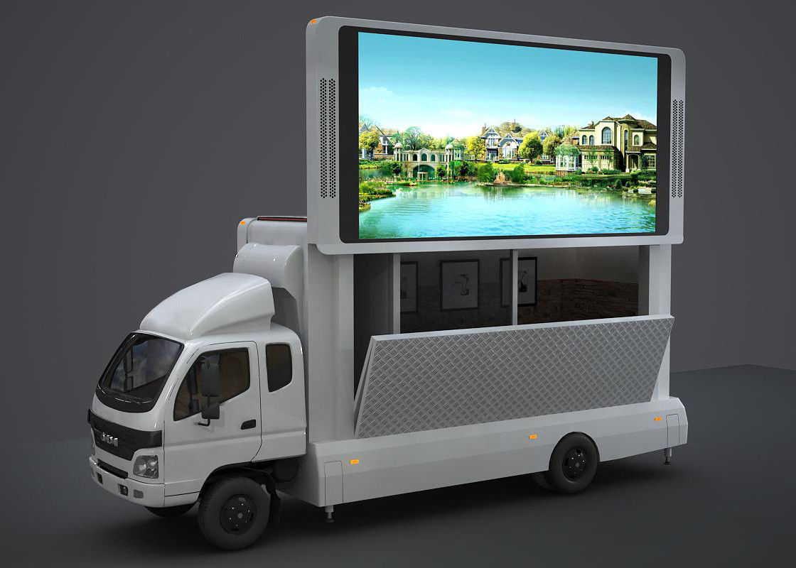 Υψηλή φωτεινότητας των υπαίθριων P6 οδηγήσεων φορτηγών οθόνη διαφήμισης επίδειξης κινητή 2 έτη εξουσιοδότησης προμηθευτής